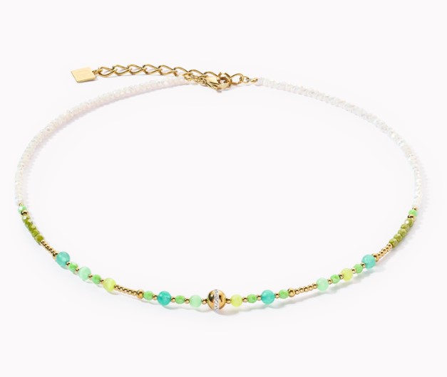 Princess Spheres necklace green